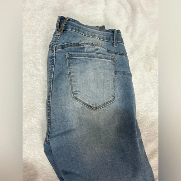 Wax Jean Butt I Love You Push-Up‎ Denim Jeans Light Wash Skinny - Picture 2 of 4